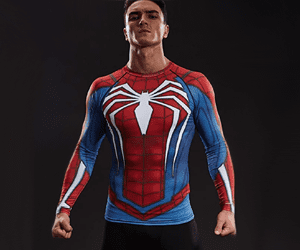 Spiderman compression top
