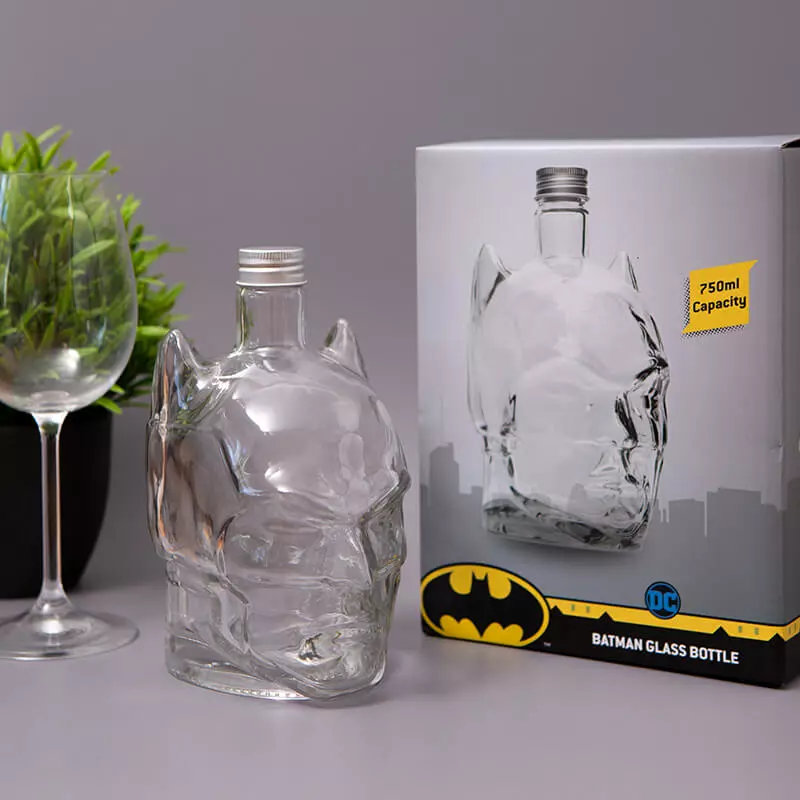 batman glass bottle gifts for geeks dc comics