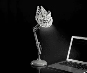 millenium falcon gift ideas star wars desk lamp