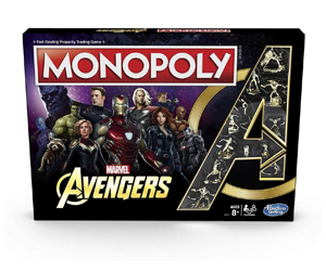 Avengers Monopoly geek gift idea