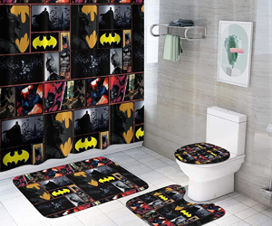 Batman bathroom geek set