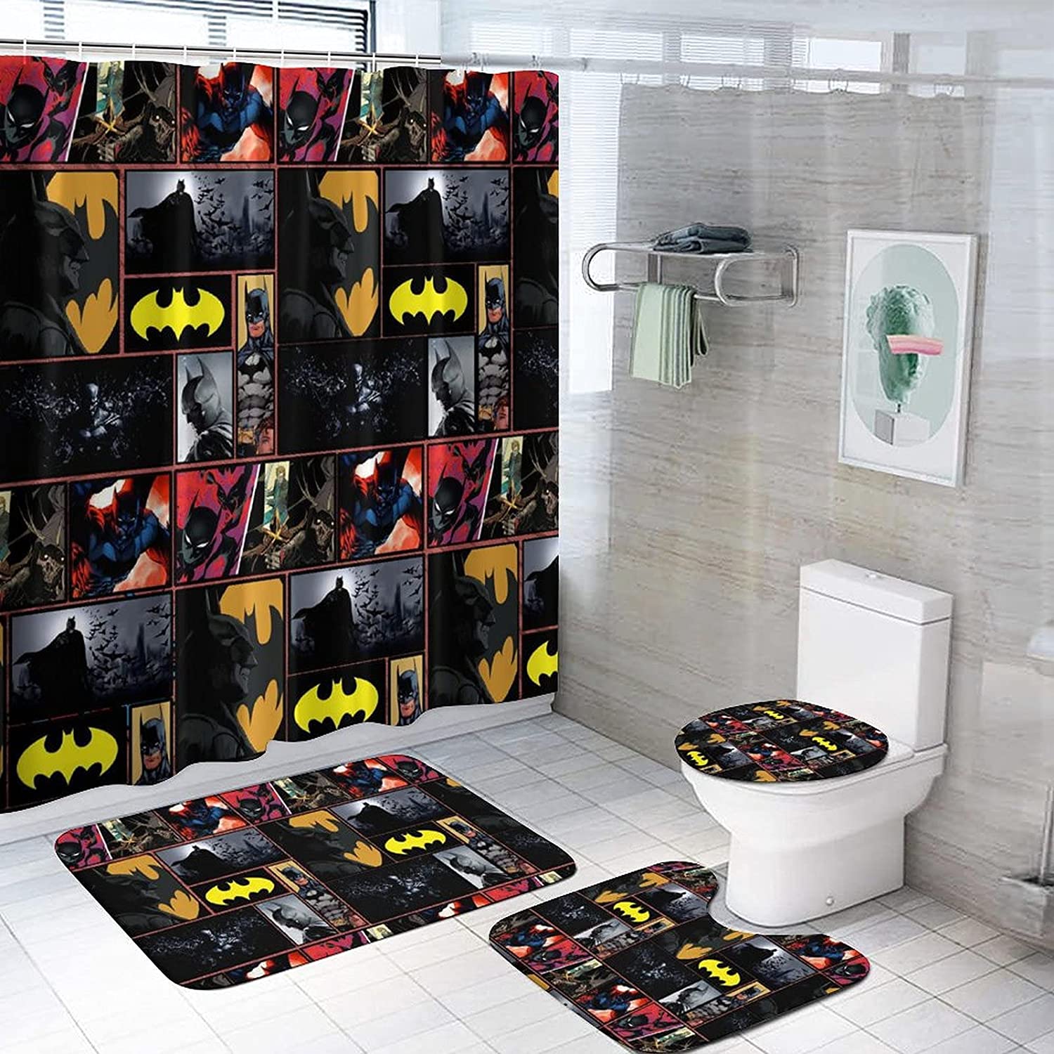 batman bathroom set
